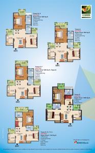 Image of 595 Sq.ft 1 RK Apartment / Flat for sale in Ajnara Le Garden Tower A B And C, Noida Extension, Greater Noida for Rs. 5000000