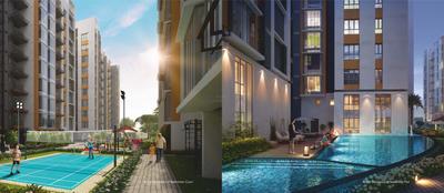Image of 820 Sq.ft 3 BHK Apartment / Flat for sale in Urban Greens, Rajarhat, Kolkata for Rs. 13000000