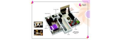 Image of 650 Sq.ft 1 BHK Apartment / Flat for sale in LJ Tanna Panorama B Wing, Dombivli East, Thane for Rs. 4000000