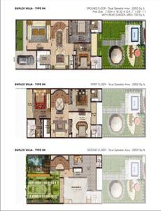Image of 2525 Sq.ft 4.5 BHK Villa for sale in Amrapali Leisure Valley, Noida Extension, Greater Noida for Rs. 32500000