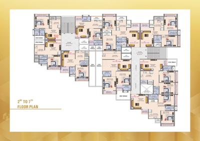 Image of 1242 Sq.ft 2 BHK Apartment / Flat for sale in Highrise Landmark Al Hamd Residency, Sarkhej, Ahmedabad for Rs. 8000000