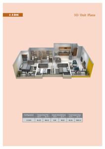 Image of 1060 Sq.ft 2 BHK Apartment / Flat for sale in Riverview Falcon Towers At Riverview City, Loni Kalbhor, Pune for Rs. 7500000