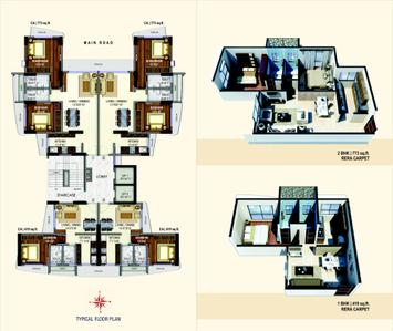 Image of 1082 Sq.ft 2 BHK Apartment / Flat for sale in Charisma Samara, Chembur, Mumbai for Rs. 25100000