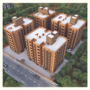 Image of 1170 Sq.ft 2 BHK Apartment / Flat for sale in Eklingji Radhe Elegance, Sanand, Ahmedabad for Rs. 3800000