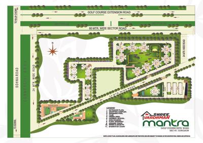 Image of 750 Sq.ft 2 BHK Apartment / Flat for sale in Shree Vardhman Mantra, Sector 67, Gurgaon for Rs. 7250000
