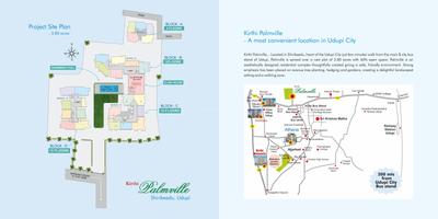 Image of 1360 Sq.ft 2 BHK Apartment / Flat for sale in Kirthi Palmville Phase II, Adi-udupi, Udupi for Rs. 8800000