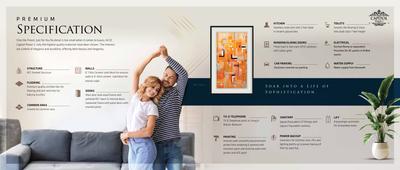 Image of 1400 Sq.ft 3 BHK Apartment / Flat for sale in D C Capitol Phase II, Panathur, Bengaluru for Rs. 16000000