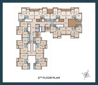Image of 1000 Sq.ft 2 BHK Apartment / Flat for sale in Bhagwati Elysia, Pushpak Nagar, Navi Mumbai for Rs. 8000000