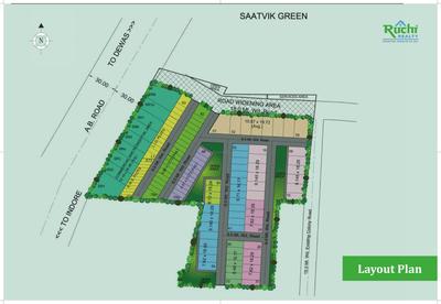 Image of 1510 Sq.ft Residential Plot / Land for sale in RRHL Saatvik Green, Manglia, Indore for Rs. 6795000