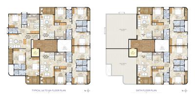 Image of 1700 Sq.ft 3 BHK Apartment / Flat for sale in Orchid Residency, Govind Nagar, Nashik for Rs. 9000000