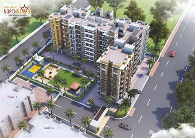 Image of 963 Sq.ft 2 BHK Apartment / Flat for sale in Shree Ganesh Northstar, Dixit Nagar, Nagpur for Rs. 3250000