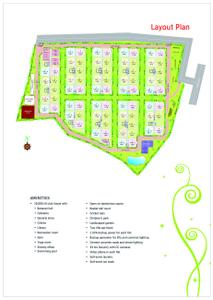 Image of 1220 Sq.ft 3 BHK Apartment / Flat for sale in Modi Vista Homes, Kapra, Secunderabad for Rs. 8500000
