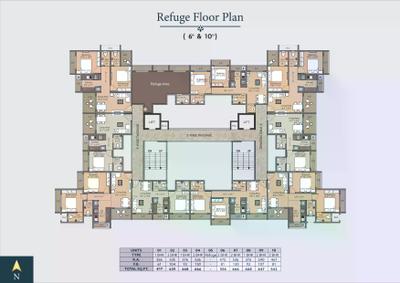Image of 980 Sq.ft 2 BHK Apartment / Flat for sale in V A Veer Attar, Virar West, Virar for Rs. 6400000