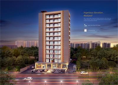Image of 1455 Sq.ft 3 BHK Apartment / Flat for sale in Aristo Crest, Gota, Ahmedabad for Rs. 7500000