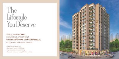 Image of 1150 Sq.ft 2 BHK Apartment / Flat for sale in S K Residency, Ulwe, Navi Mumbai for Rs. 10000002
