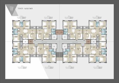 Image of 686 Sq.ft 2 BHK Apartment / Flat for sale in Aruma Park, Bill, Vadodara for Rs. 3650000