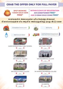 Image of 887 Sq.ft Residential Plot / Land for sale in Sky Sri Kallazhagar City Phase l, Guduvancheri, Chennai for Rs. 2175000