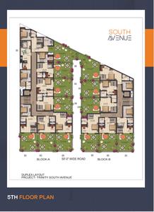 Image of 1020 Sq.ft 2 BHK Apartment / Flat for sale in Trinity High Street South Avenue, Noida Extension, Greater Noida for Rs. 4100600