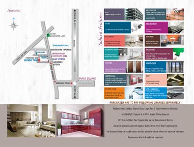 Image of 1500 Sq.ft 2 BHK Penthouse for sale in Krishna Vihar, Zingabai Takli, Nagpur for Rs. 8000000