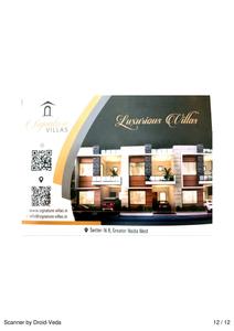 Image of 1855 Sq.ft 3.5 BHK Independent House for sale in SR Signature Villas, Sector 16B, Noida for Rs. 13500000