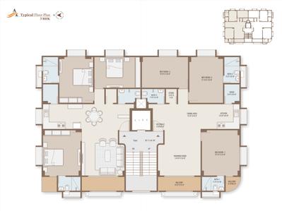 Image of 2475 Sq.ft 3 BHK Apartment / Flat for sale in V P Akshar Paradise, Paldi, Ahmedabad for Rs. 21000000