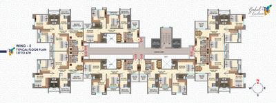 Image of 1350 Sq.ft 3 BHK Apartment / Flat for sale in Gokul Enclave, Zingabai Takli, Nagpur for Rs. 4750000