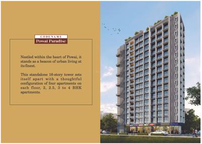 Image of 1200 Sq.ft 3 BHK Apartment / Flat for sale in Gurukrupa Gyanam, Powai, Mumbai for Rs. 32500000