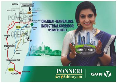 Image of 600 Sq.ft Residential Plot / Land for sale in GVN Ponneri Athisayam, Ponneri, Chennai for Rs. 450000