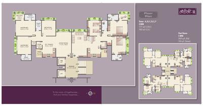 Image of 1775 Sq.ft 3 BHK Apartment / Flat for sale in Happy Home Nandini III, Vesu, Surat for Rs. 9450000