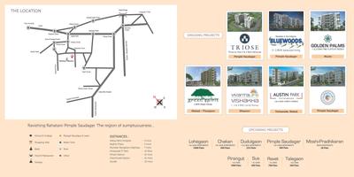 Image of 1000 Sq.ft 2 BHK Apartment / Flat for sale in Yashada Sterling Blooms, Rahatani, Pune for Rs. 8600000