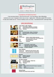 Image of 1287 Sq.ft 2 BHK Apartment / Flat for sale in TDI Wellington Heights II, Sector 117, Mohali for Rs. 7960000