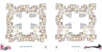 Image of 1015 Sq.ft 2 BHK Apartment / Flat for sale in Paradise Sai Harmony, Ulwe, Navi Mumbai for Rs. 8500000
