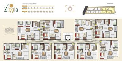 Image of 1430 Sq.ft 3 BHK Apartment / Flat for sale in SM Zinnia, Balagere, Bengaluru for Rs. 12000000
