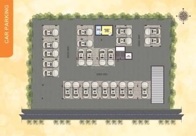 Image of 1335 Sq.ft 2 BHK Apartment / Flat for sale in K Residency, Sarjapur, Bengaluru for Rs. 9600000