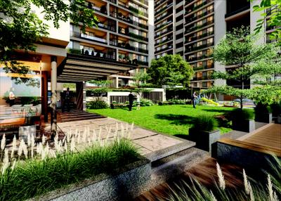 Image of 1242 Sq.ft 2 BHK Apartment / Flat for sale in Maruti Diamond Sky, Adalaj, Gandhinagar for Rs. 6750000
