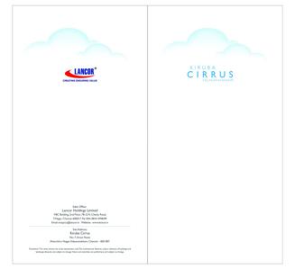 Lancor Cirrus Brochure 1