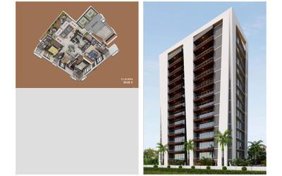 Image of 2878 Sq.ft 4 BHK Apartment / Flat for sale in Happy Home Elanza, Vesu, Surat for Rs. 17200000