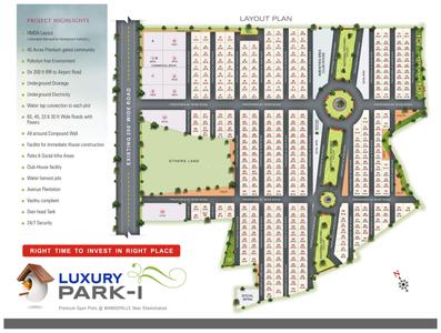 Image of 1485 Sq.ft Residential Plot / Land for sale in Sreenidhi Luxury Park Phase 1, Shamshabad, Hyderabad for Rs. 10725000