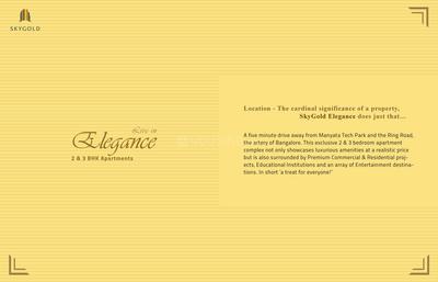 Image of 1175 Sq.ft 3 BHK Apartment / Flat for sale in SkyGold Elegance, R.K. Hegde Nagar, Bengaluru for Rs. 12000000