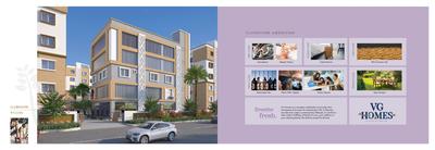 Image of 1100 Sq.ft 2 BHK Apartment / Flat for sale in VG Homes, Kompally, Hyderabad for Rs. 7800000
