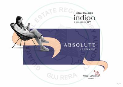 Image of 2610 Sq.ft 3 BHK Apartment / Flat for sale in Navroop Megh Malhar Indigo, Sargasan, Gandhinagar for Rs. 11310000