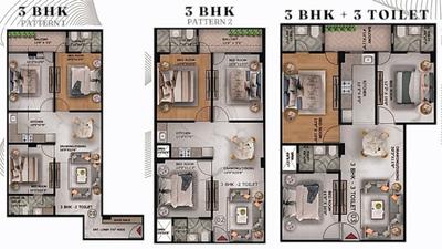 Image of 1450 Sq.ft 3 BHK Apartment / Flat for sale in Capital Hometech Homes, Sector 51, Noida for Rs. 7687679