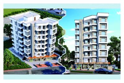 Image of 365 Sq.ft 1 BHK Apartment / Flat for sale in MD Residency, Ganeshpura, Surat for Rs. 150000
