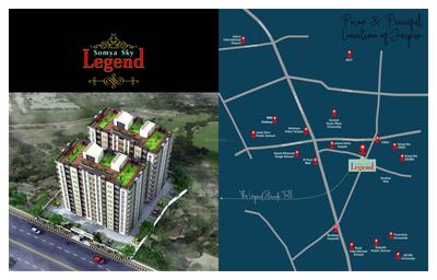 Image of 2200 Sq.ft 3 BHK Duplex for sale in Somya Sky Legend, Budhsinghpura, Jaipur for Rs. 14500000