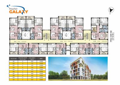 Image of 465 Sq.ft 1 BHK Apartment / Flat for sale in Mayfair Galaxy, Narendrapur, Kolkata for Rs. 2100000