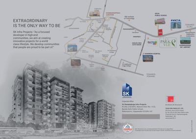 Image of 1035 Sq.ft 2 BHK Apartment / Flat for sale in SK Park Vue, Nidamanuru, Vijayawada for Rs. 7900000