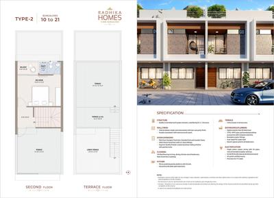 Image of 2403 Sq.ft 3 BHK Duplex for sale in Shubham Radhika Homes, Odhav, Ahmedabad for Rs. 7000000
