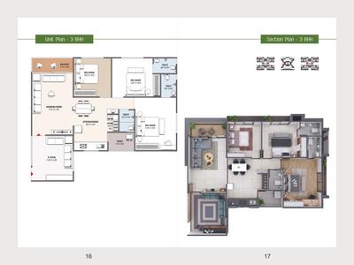Image of 1926 Sq.ft 3 BHK Apartment / Flat for sale in Revanta Fortune, Koba, Gandhinagar for Rs. 7800000