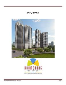 Jaypee Boomerang Residencess Brochure 1