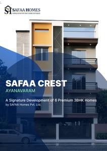 Image of 1345 Sq.ft 3 BHK Apartment / Flat for sale in SAFAA CREST, Ayanavaram, Chennai for Rs. 17485000
